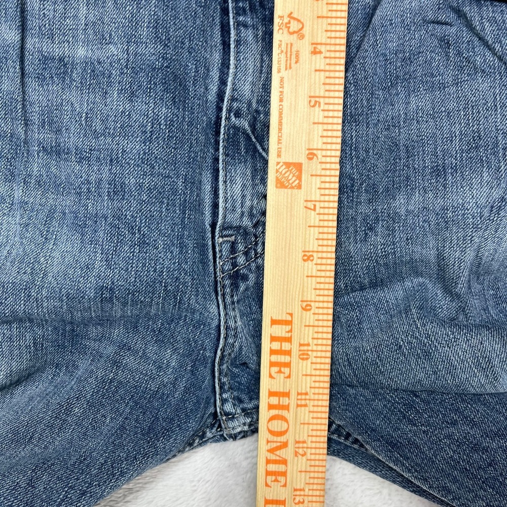 Levi's Straight Jeans Men's Blue Denim Mid Rise Pockets Classic Zip Fly - 38X30 - Picture 4 of 15